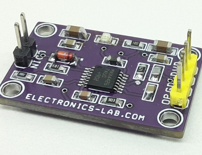 Full Wave Rectifier Using Single Supply OPAMP