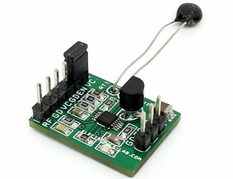 Thermistor Signal Amplifier for Thermoelectric Cooler using INA330